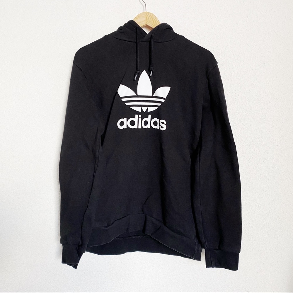 Adidas Men’s Trefoil Hoodie Sweatshirt Black S